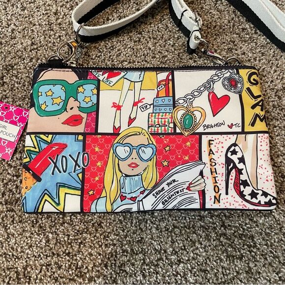 NWT Brighton Glam Girl Crossbody Pouch Handbag Adjustable Strap Style D30266 - Picture 3 of 8